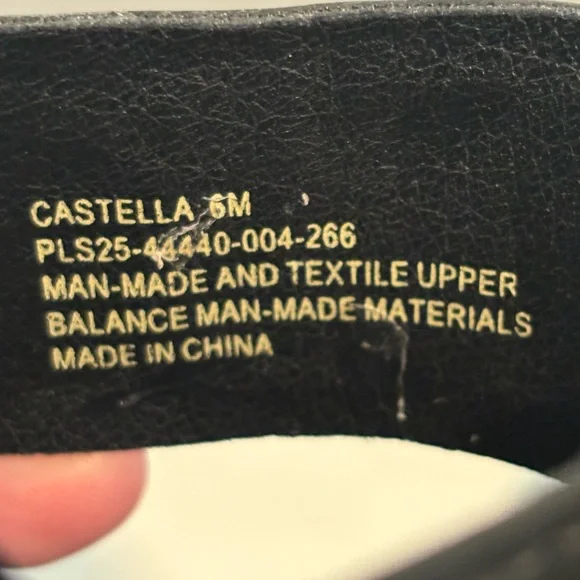 Frye & Co. Castella Women’s Black Sandal Size 6 Gun Metal Studs Adj. Strap NIB - Picture 9 of 10